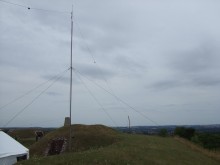 The club Inverted-Vee Trap Dipole, looking North